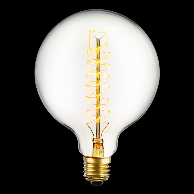 Glob 125mm RS spiral E27 40W